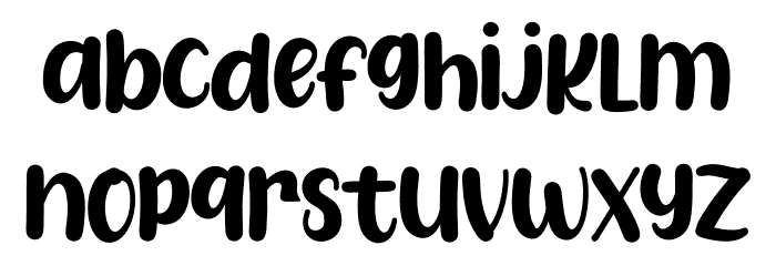 Sandy Kids Font LOWERCASE