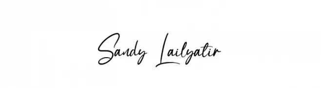 Sandy Lailyatir  les polices de caractères gratuit tlcharger