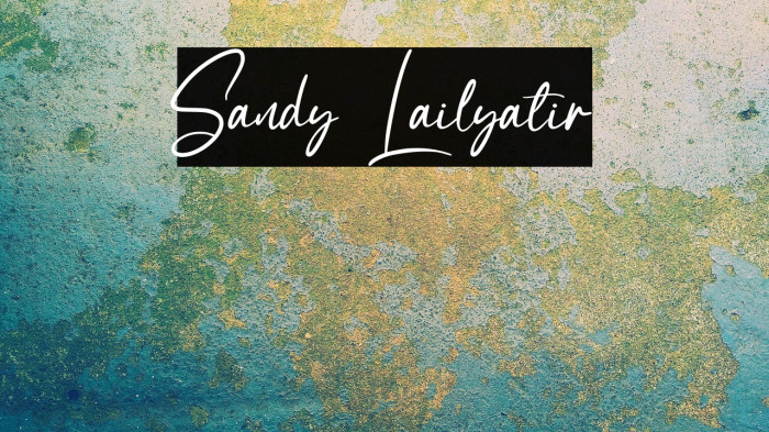Sandy Lailyatir Example 3