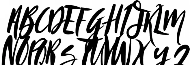 Sandy Regular Шрифта ВЕРХНИЙ