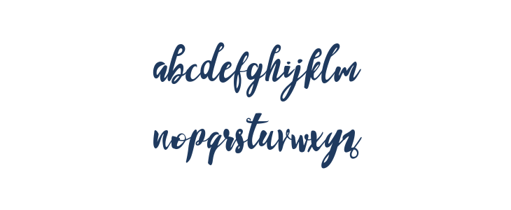 Sandy Regular Lowercase