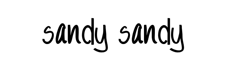 Sandy Sandy  免费字体下载