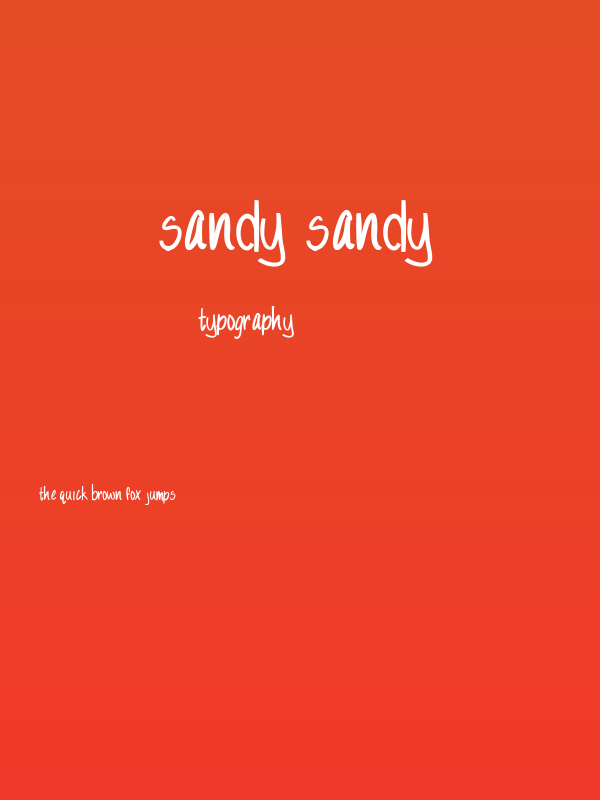 Sandy Sandy Poster