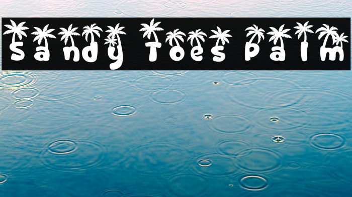Sandy Toes Palm Example 2