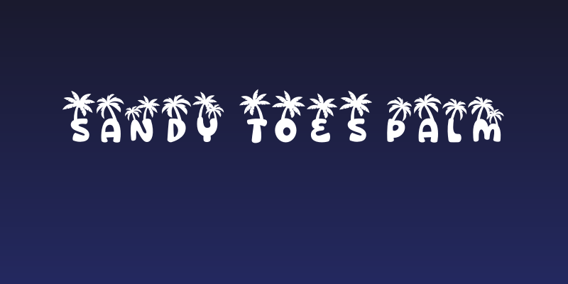 Sandy Toes Palm Social Header