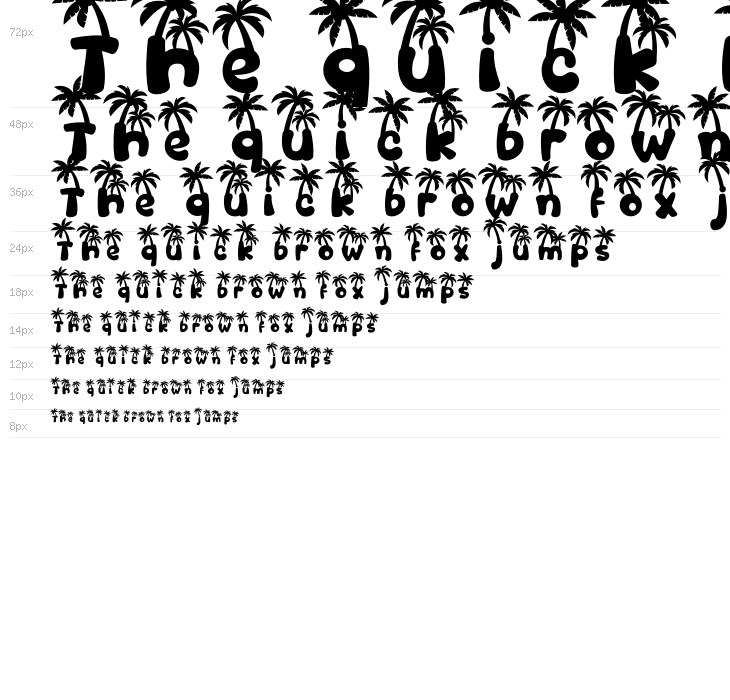 Sandy Toes Palm Waterfall