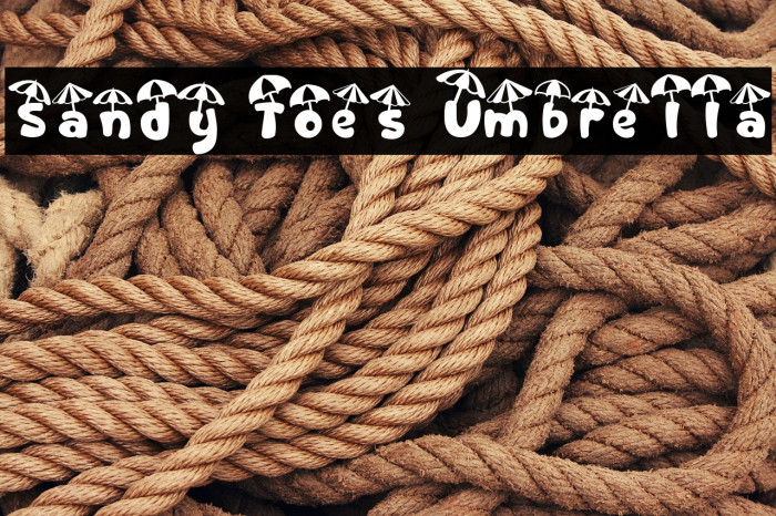 Sandy Toes Umbrella Example 1