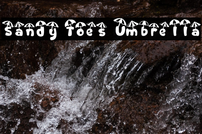 Sandy Toes Umbrella Example 2