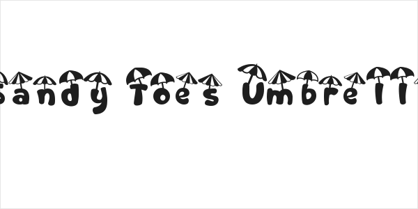 Sandy Toes Umbrella Logo
