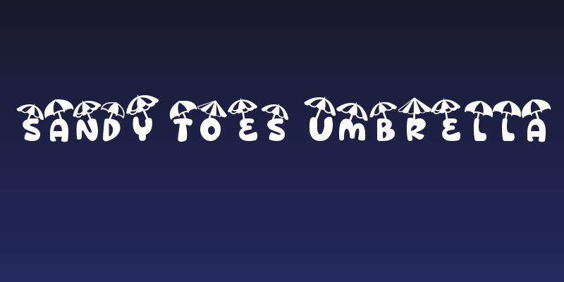 Sandy Toes Umbrella Social Header