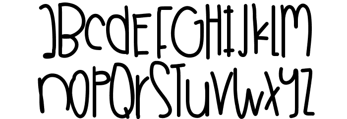 SandyShoreShells Font LOWERCASE