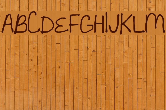 Sandyshand Font examples