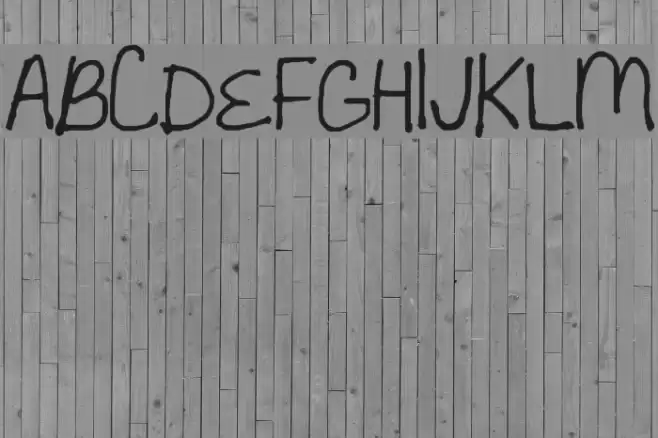 Sandyshand Font examples