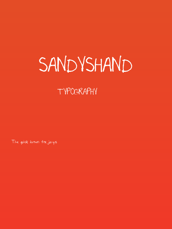 Sandyshand Poster