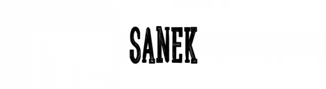 Sanek  免费字体下载