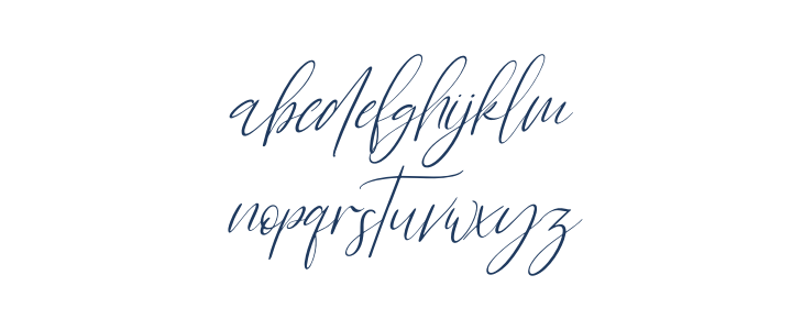 Sanflorida Italic Lowercase