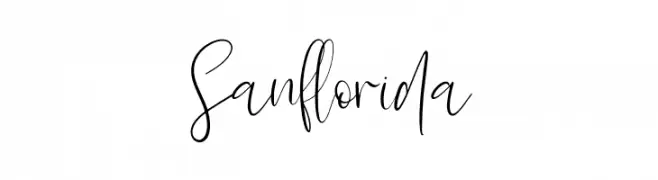 Sanflorida  Frei Schriftart Herunterladen