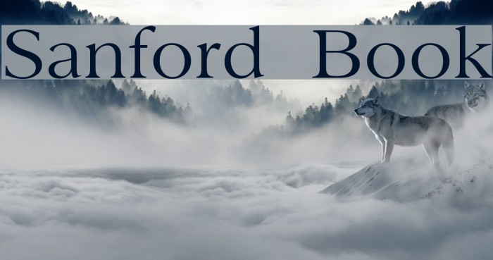 Sanford Book Font examples