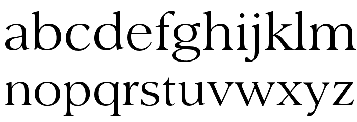 Sanford Book Font LOWERCASE