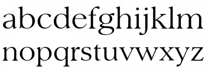 Sanford Font LOWERCASE