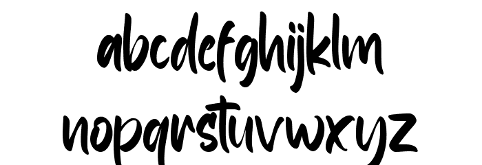 Sang Bintang 字体 小写