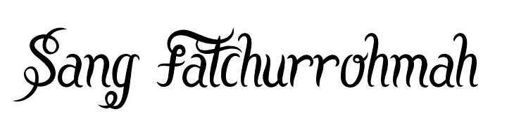 Sang Fatchurrohmah  baixar fontes gratis