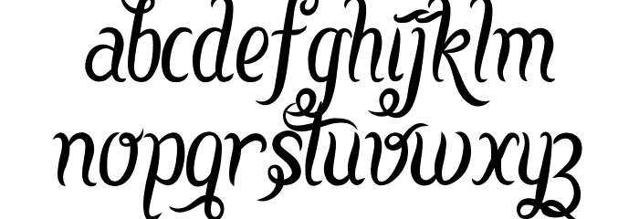 Sang Fatchurrohmah Font LOWERCASE