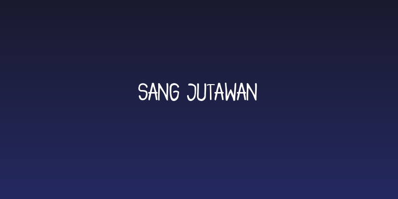 Sang Jutawan Social Header