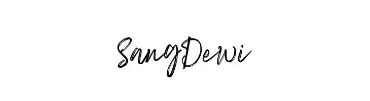SangDewi  免费字体下载
