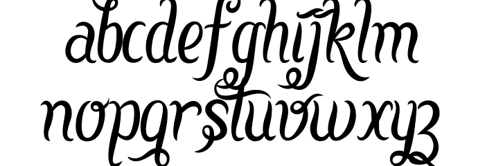 SangFatchurrohmah Font LOWERCASE