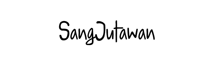 SangJutawan  नि: शुल्क फ़ॉन्ट्स डाउनलोड