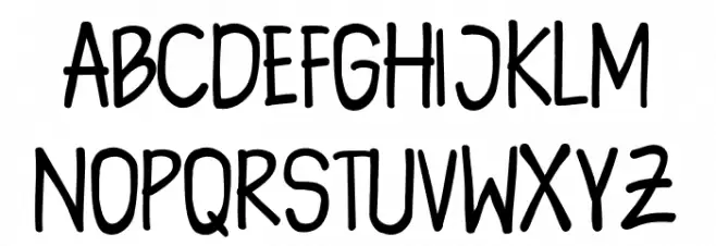 SangJutawan 字体 大写