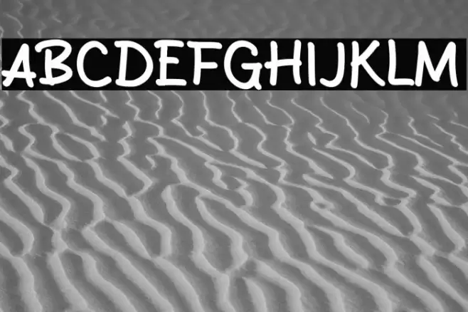 Sanger Show Caratteri examples