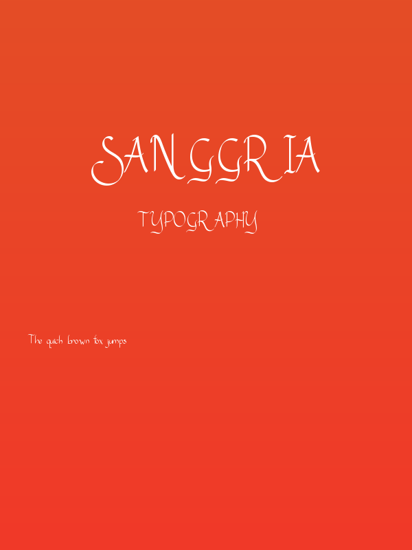 Sanggria Poster