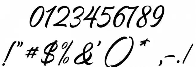 Sangharia Font OTHER CHARS