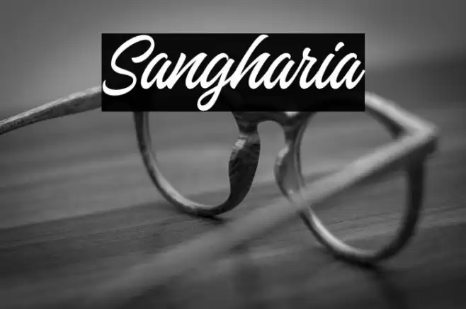 Sangharia Font examples