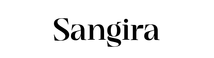Sangira  font caratteri gratis