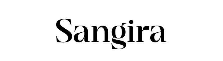 Sangira  Descarca Fonturi Gratis