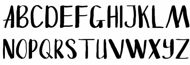 Sangkala Regular Schriftart Groß