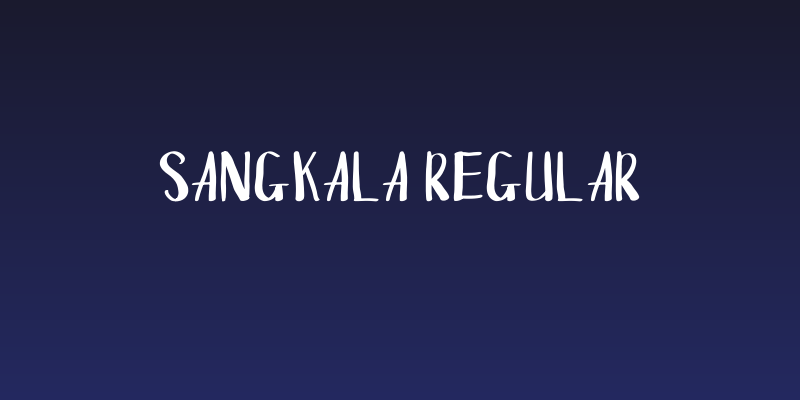 Sangkala Regular Social Header