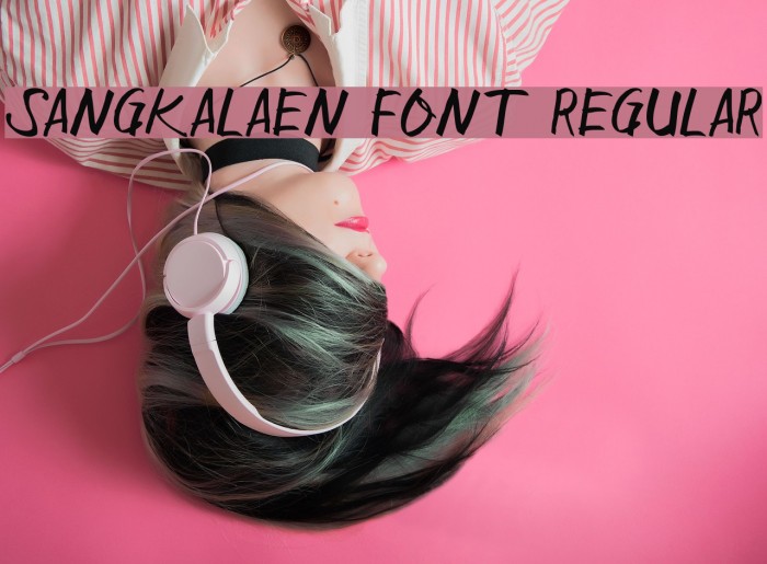 Sangkalaen Font Regular Font examples