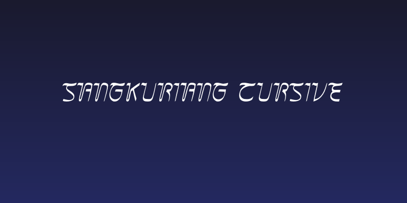 Sangkuriang Cursive Social Header