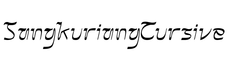 SangkuriangCursive  免费字体下载