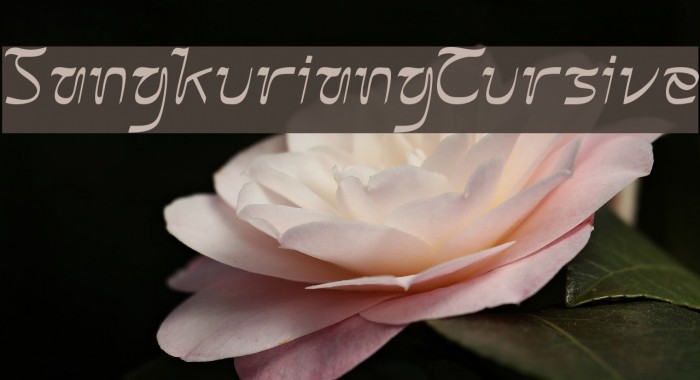 SangkuriangCursive Font examples