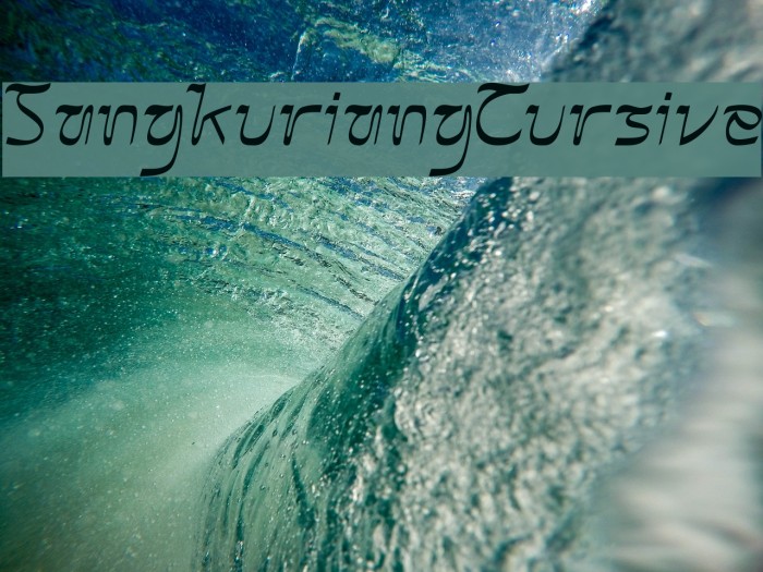 SangkuriangCursive Font examples