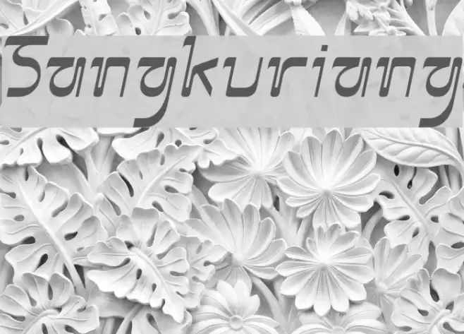 Sangkuriang Font examples
