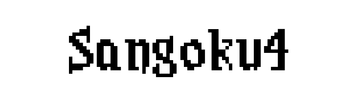 Sangoku4  Frei Schriftart Herunterladen