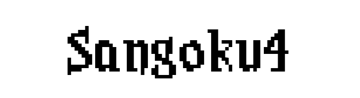 Sangoku4  Fuentes Gratis Descargar