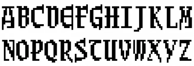 Sangoku4 Schriftart Groß