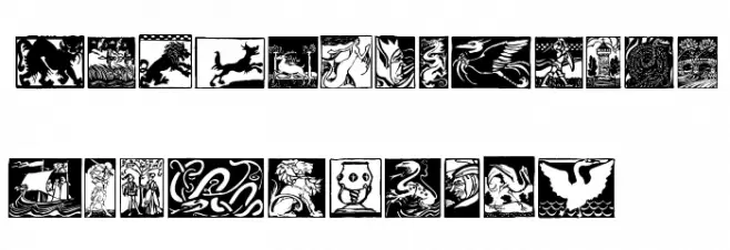 Sangrael!` 字体 大写